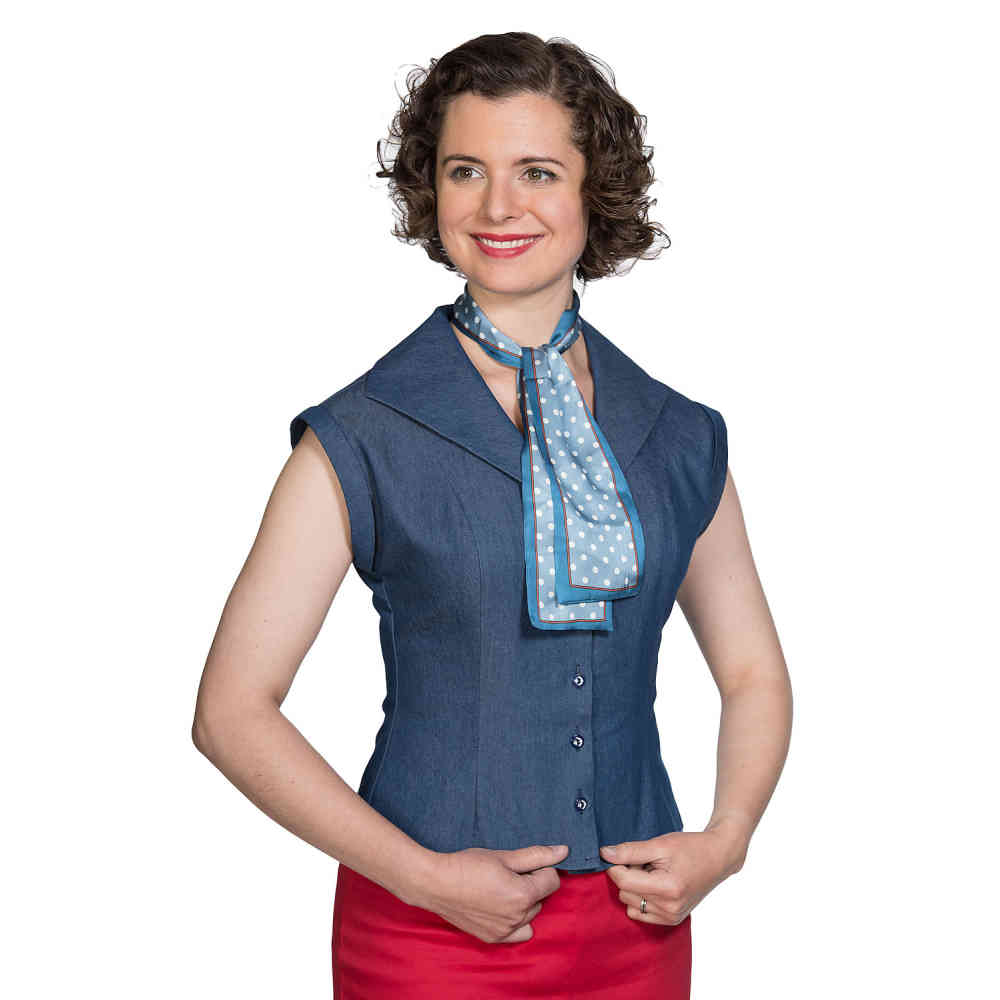 Dancing Days - LUCKY CHARM Scarf - Blue